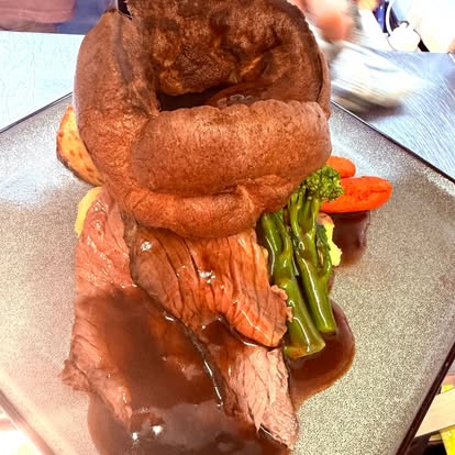 A home-cooked dish at The Cross Keys
